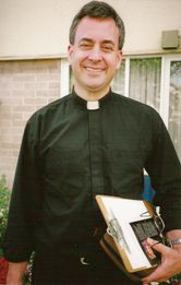 Father Thomas Smith of Saint Gerard's, Holy Trinity, and Archdiocesan Vocations. Jim Wright photo.