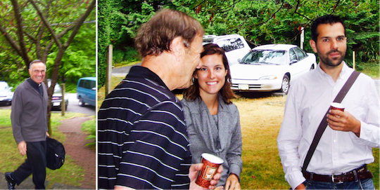 Fr. Stanley Galvon and St. Gerard's parishioners, Bowen Island, B.C.