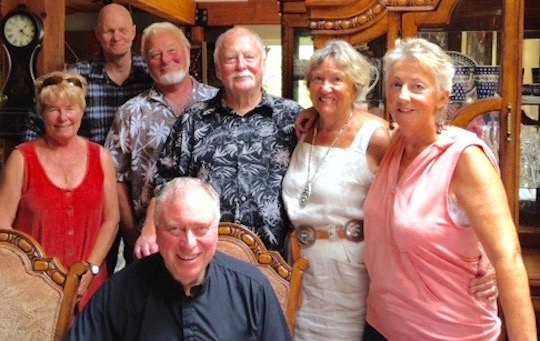 Fr. Jim Comey at farewell on Bowen Island, June 28, 2015