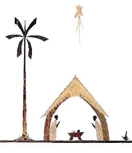 The Nativity, from Christmas cards from East Africa from Sister Jo Wright